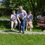 Trénink pétanque a vystoupení 