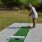 Trénink minigolfu v DPS Burianova