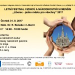 Pozvánka na Letní festival cizinců a národnostních menšin 