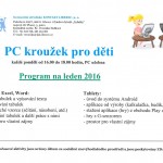 Program PC kroužku pro děti