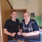 Nový dobrovolník se představil klientovi