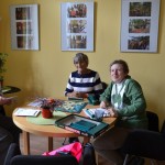 Promítání fotografií z akcí Kontaktu