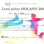 Letní víkendový pobyt pro děti – Holany 2016