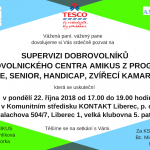 Pozvánka na podzimní supervize dobrovolníků