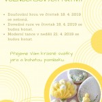 Velikonoční provoz volnočasových aktivit pro děti