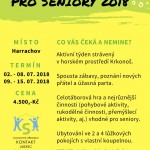Pozvánka na Tábor pro seniory